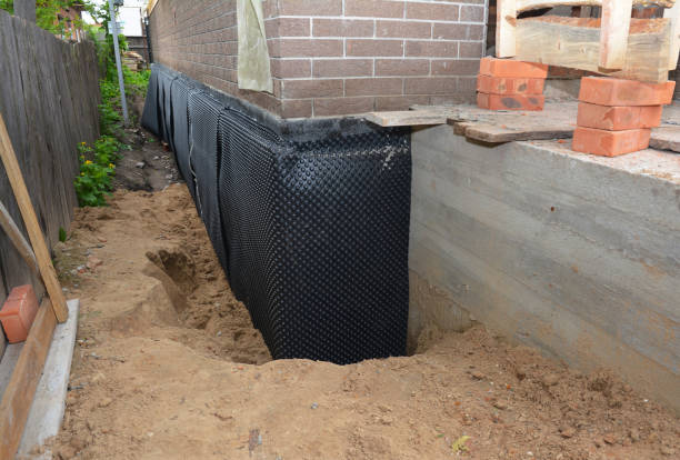 Expert waterproofing evaluation at a New London, MN property